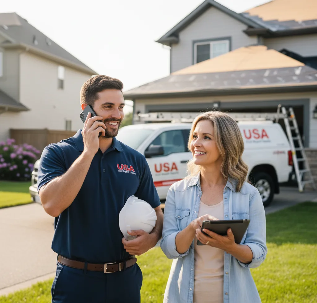 USA Roof Repair Experts customer support in Cordova